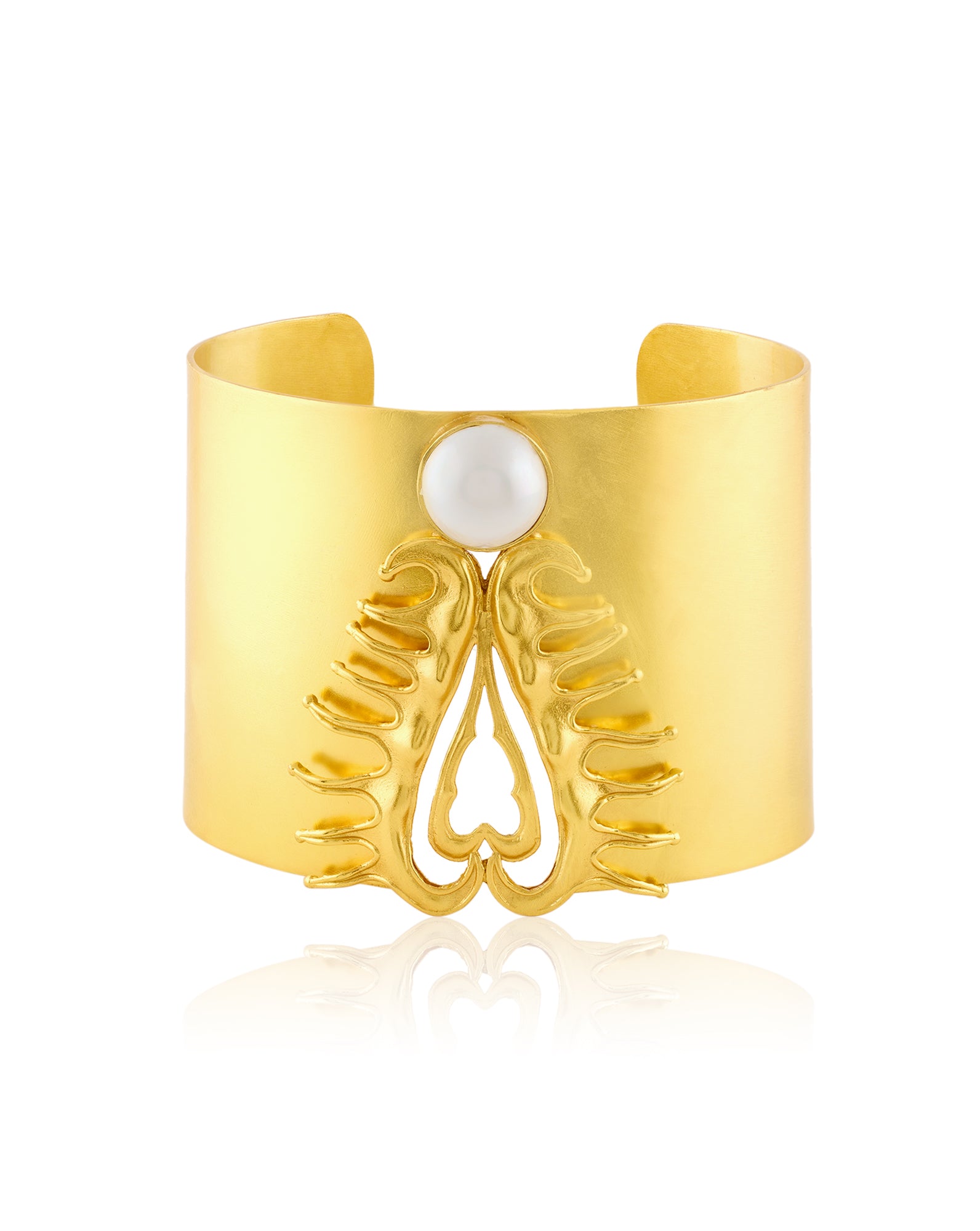 Amour Heart Statement Cuff