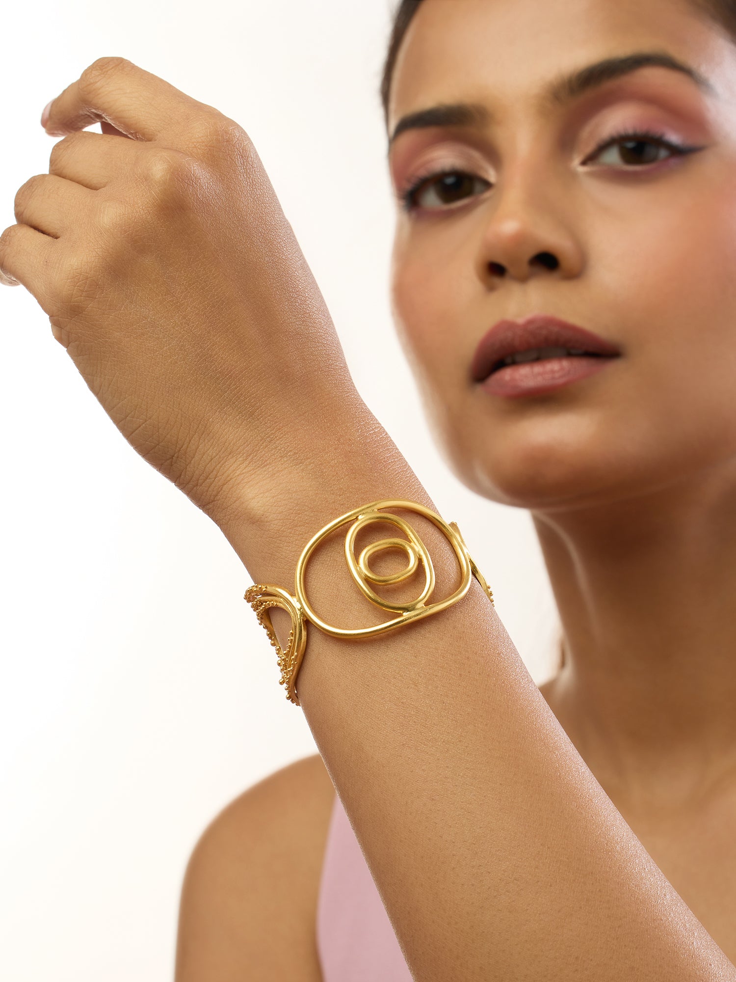 Vine Oval Triple Cuff