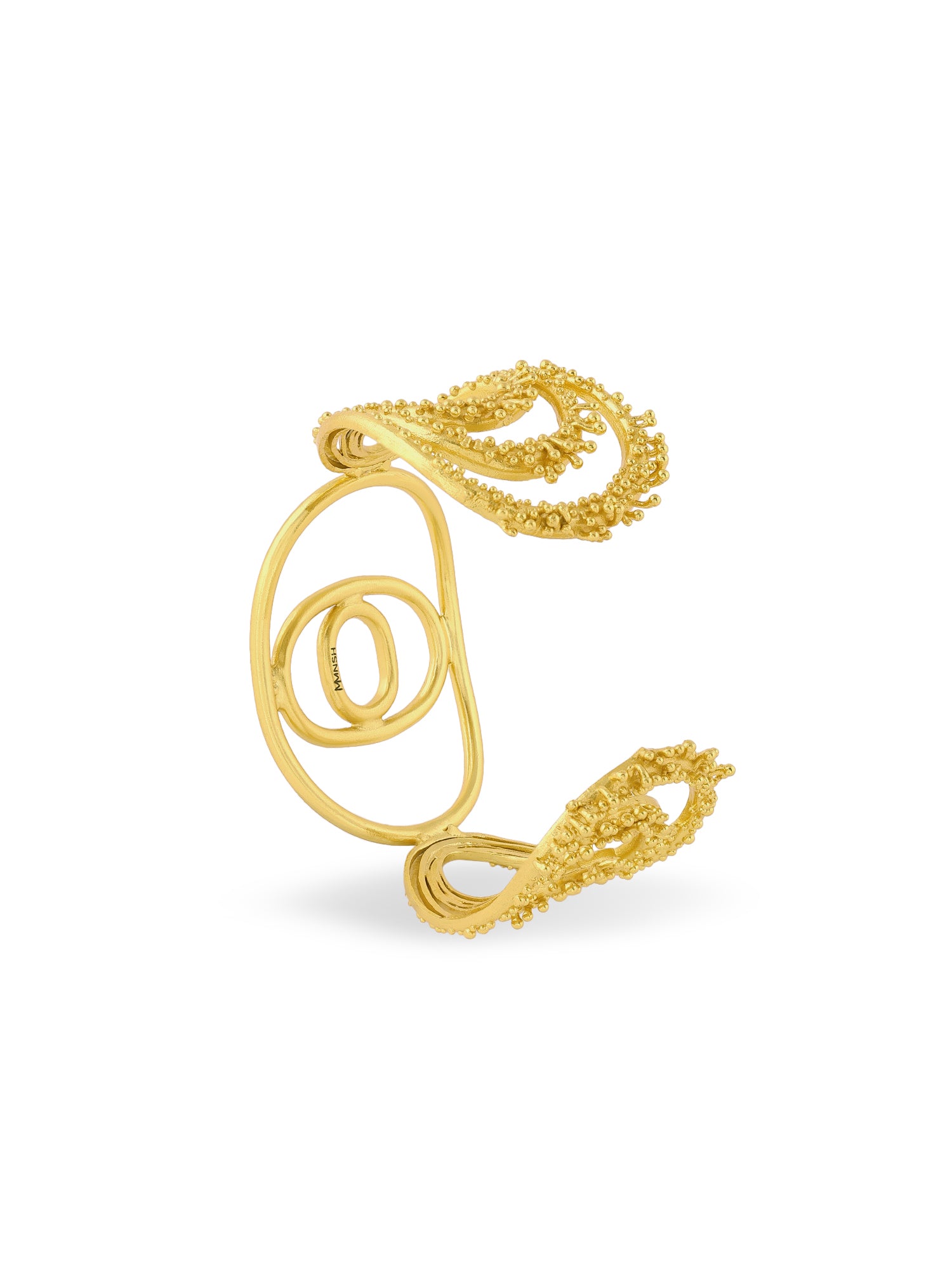 Vine Oval Triple Cuff