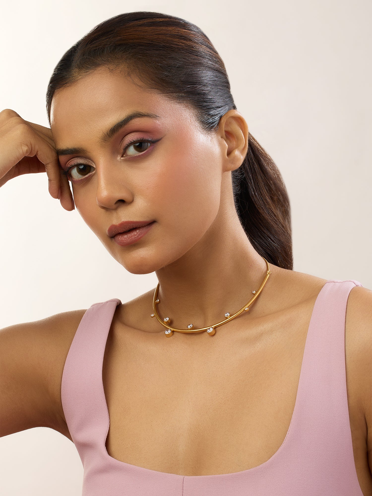 Amour Diamond Wave Necklace