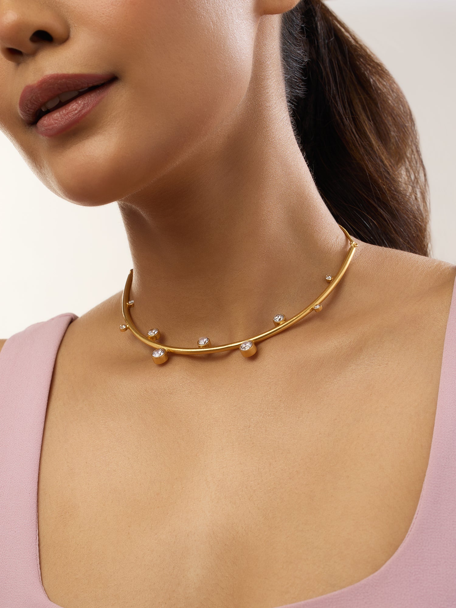 Amour Diamond Wave Necklace