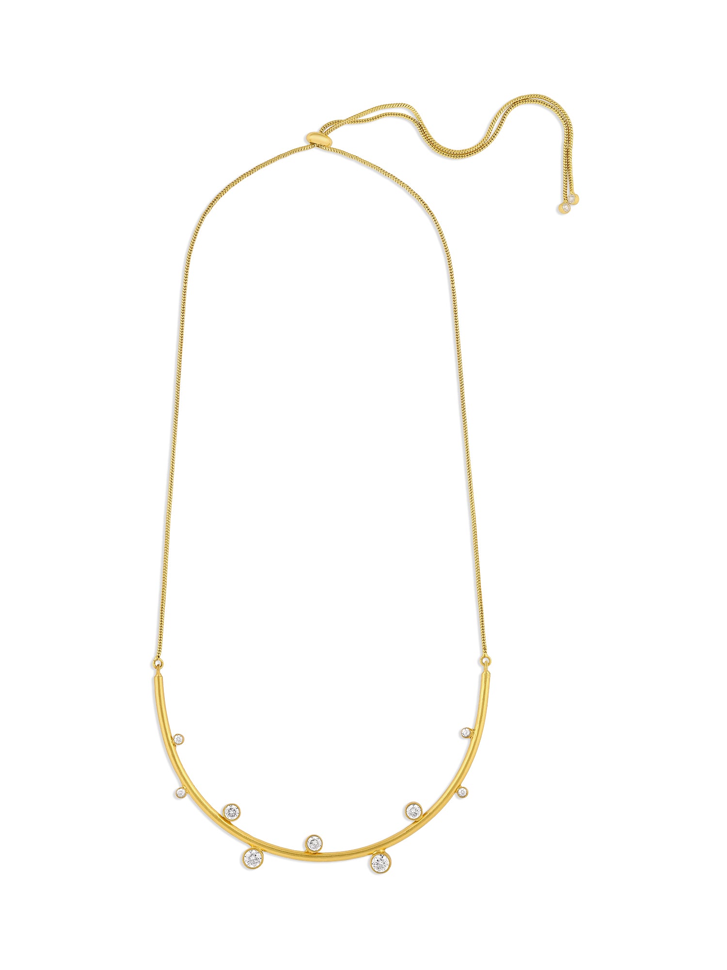 Amour Diamond Wave Necklace