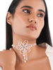Kvetina choker white