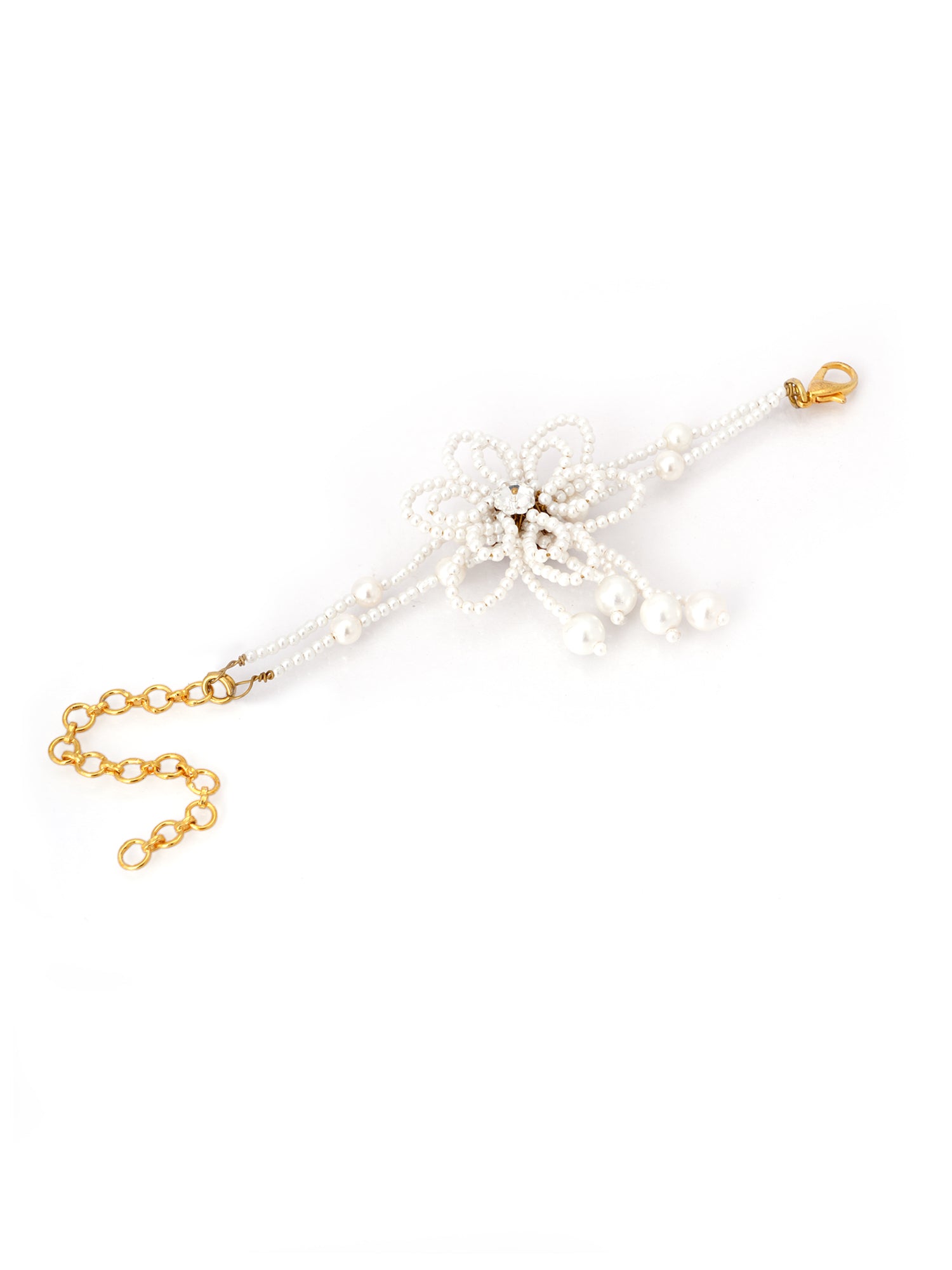 Kvetina bracelet - white