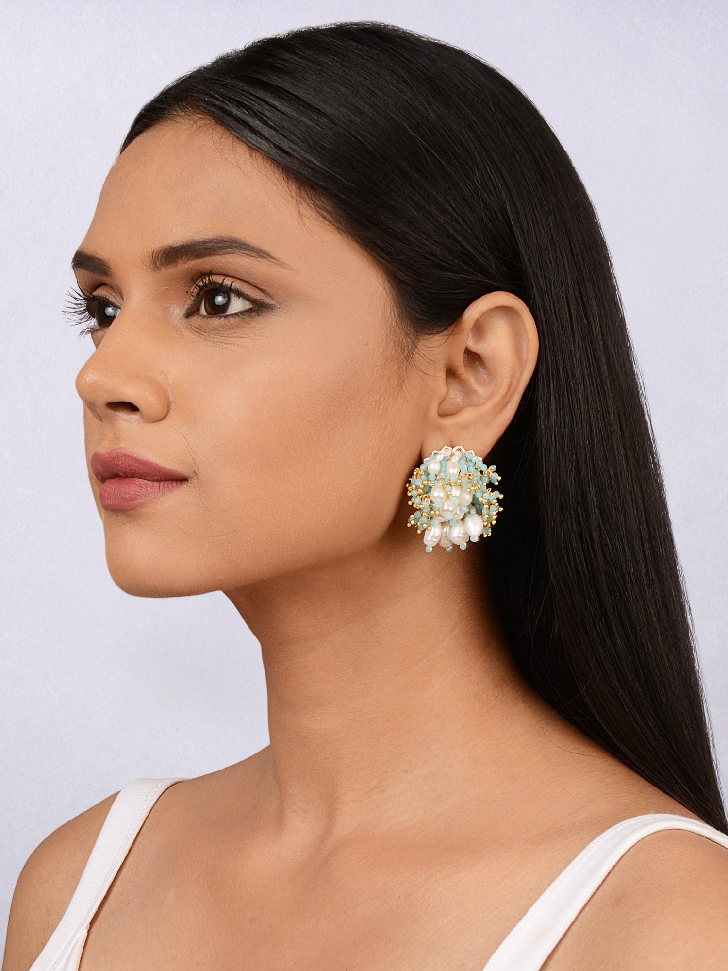 Atlanna aqua studs