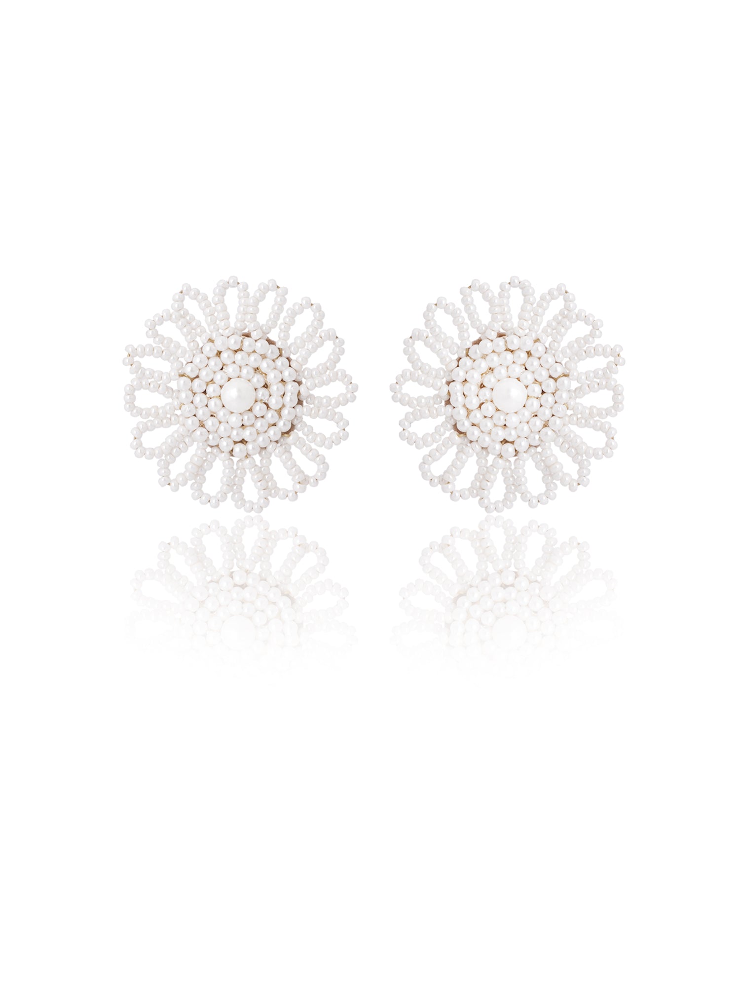 Latica white studs