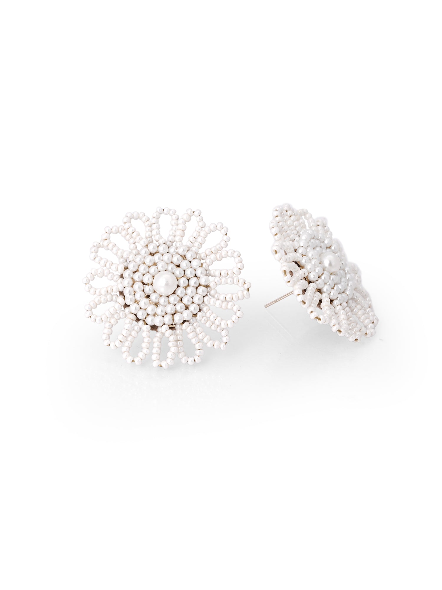 Latica white studs
