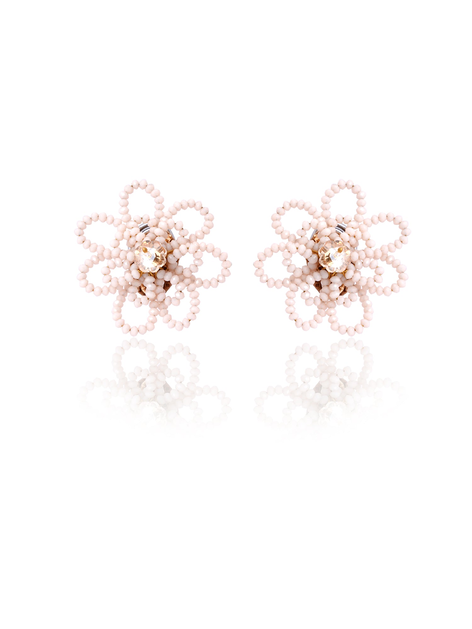 Kvetina studs - peach