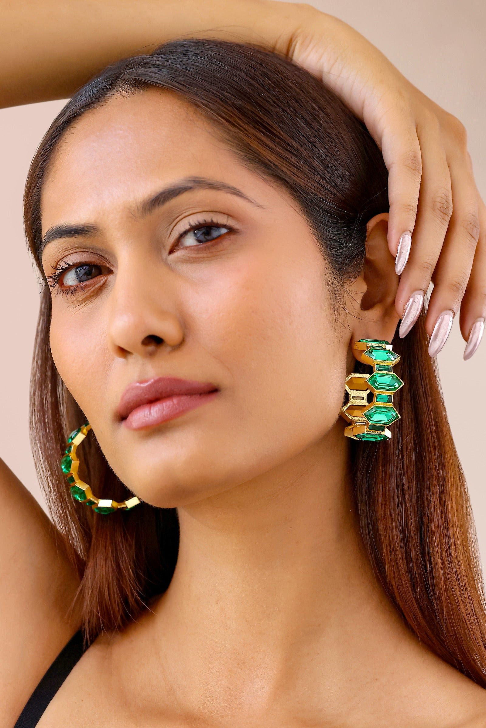 Cavana Hoops (Emerald)