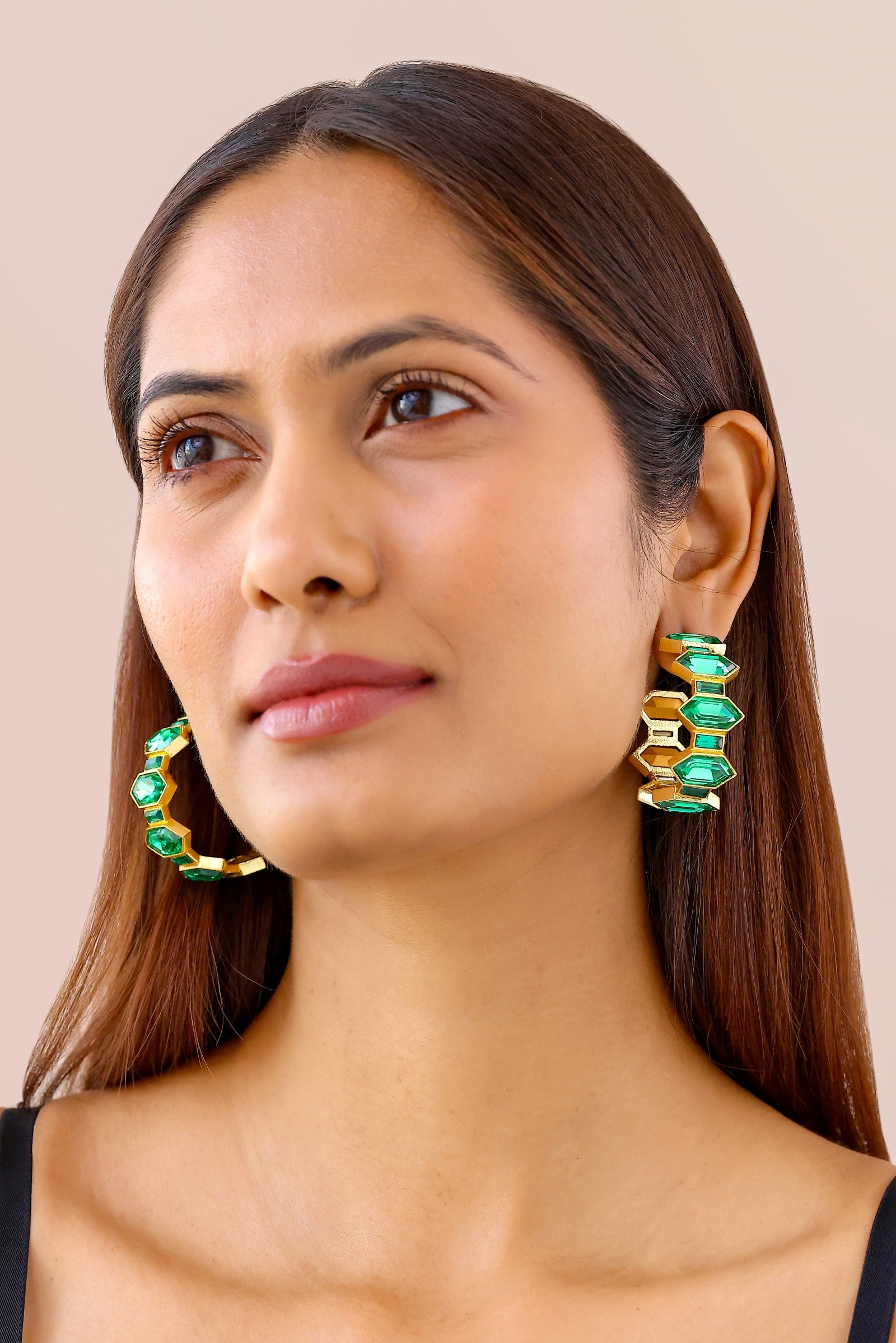 Cavana Hoops (Emerald)