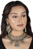 Sea Green And Pestle Blue Necklace Set