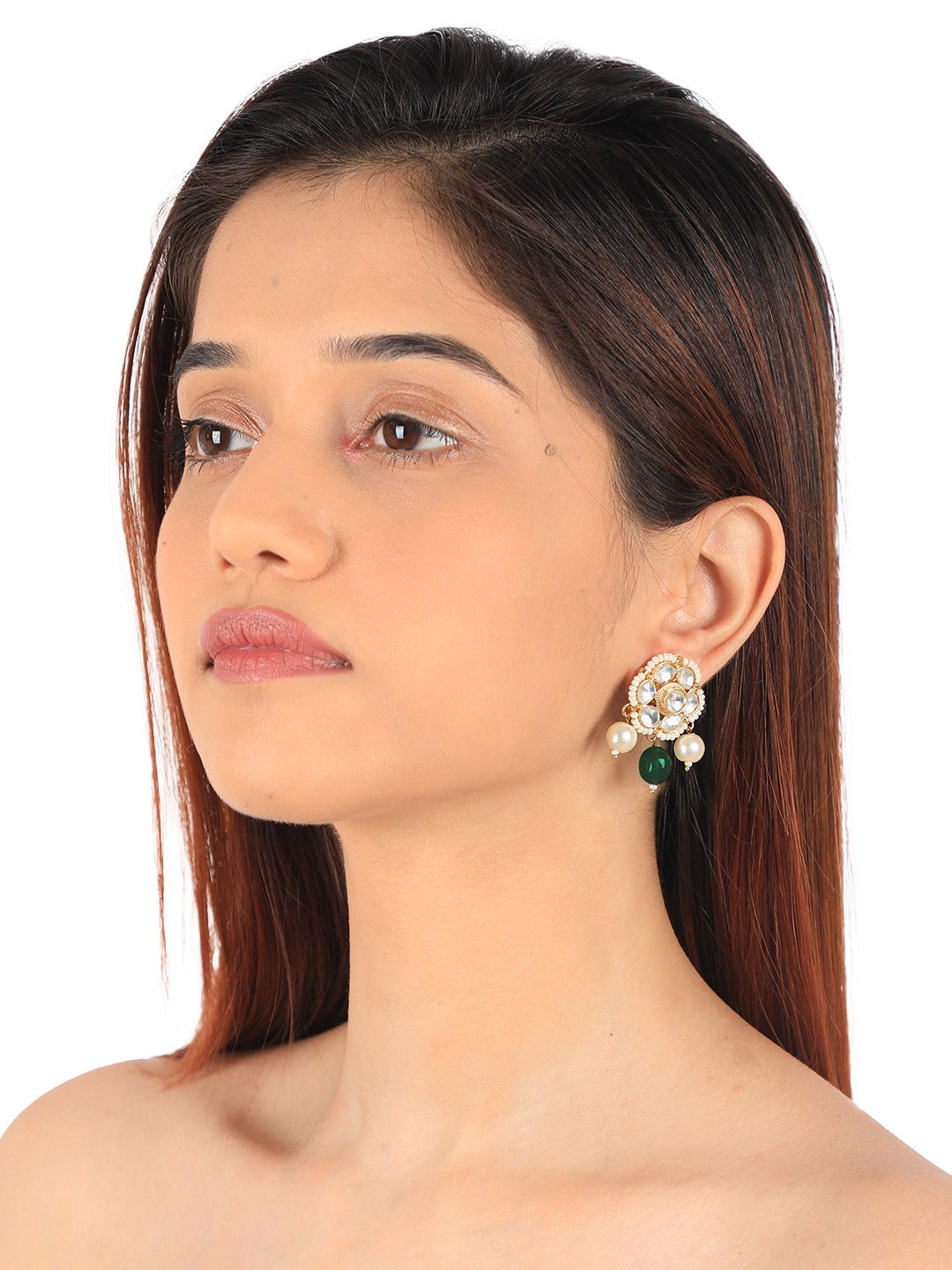 White pearl handcrafted choker set