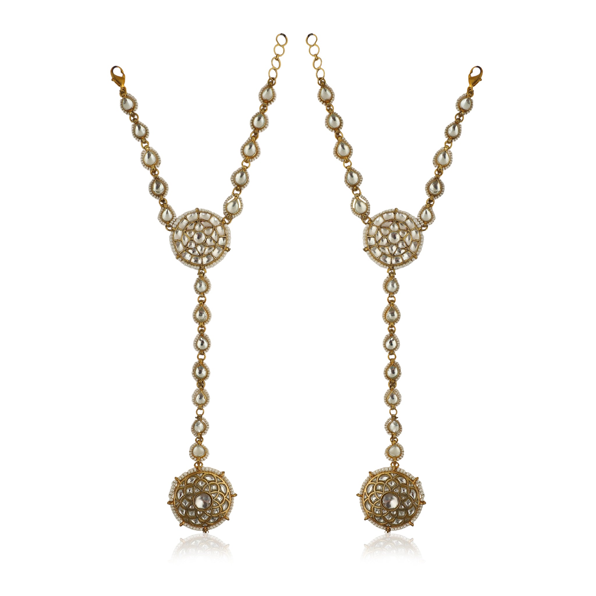 Traditional Hathful With Floral Round Design