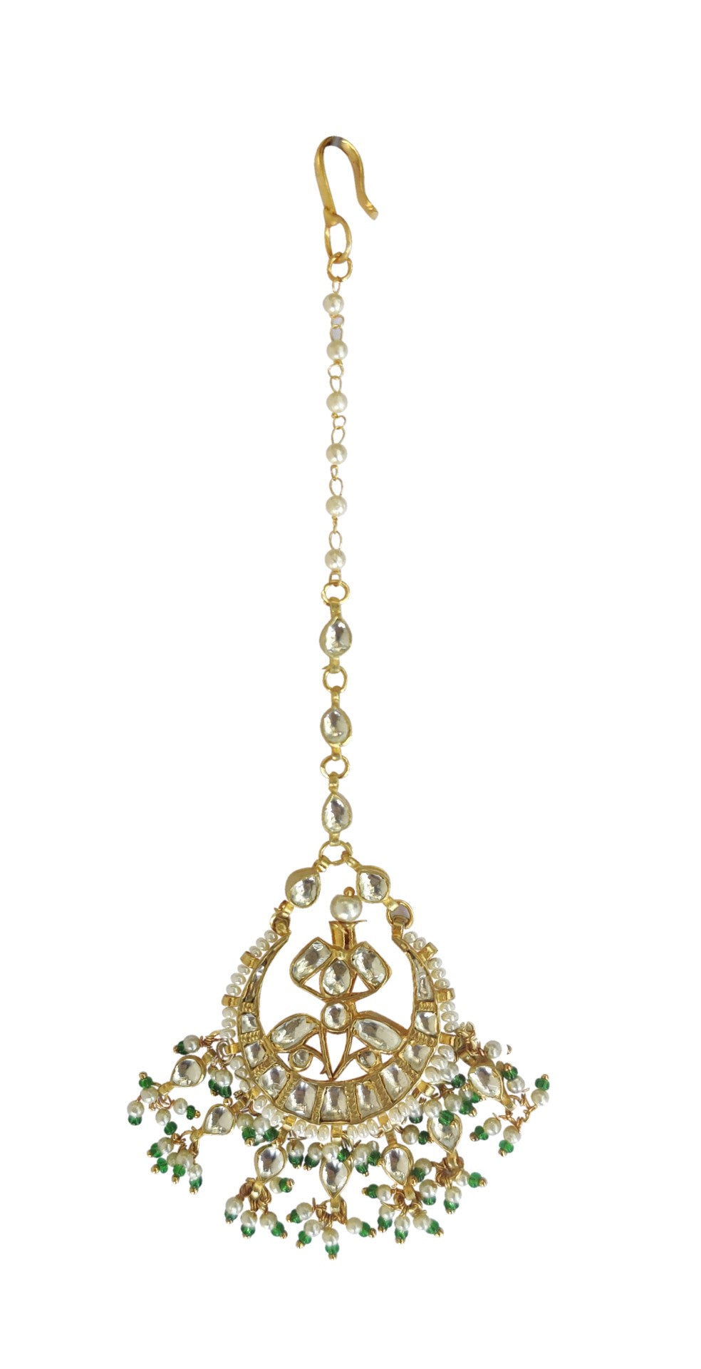 Green Chandshape Small Tikka