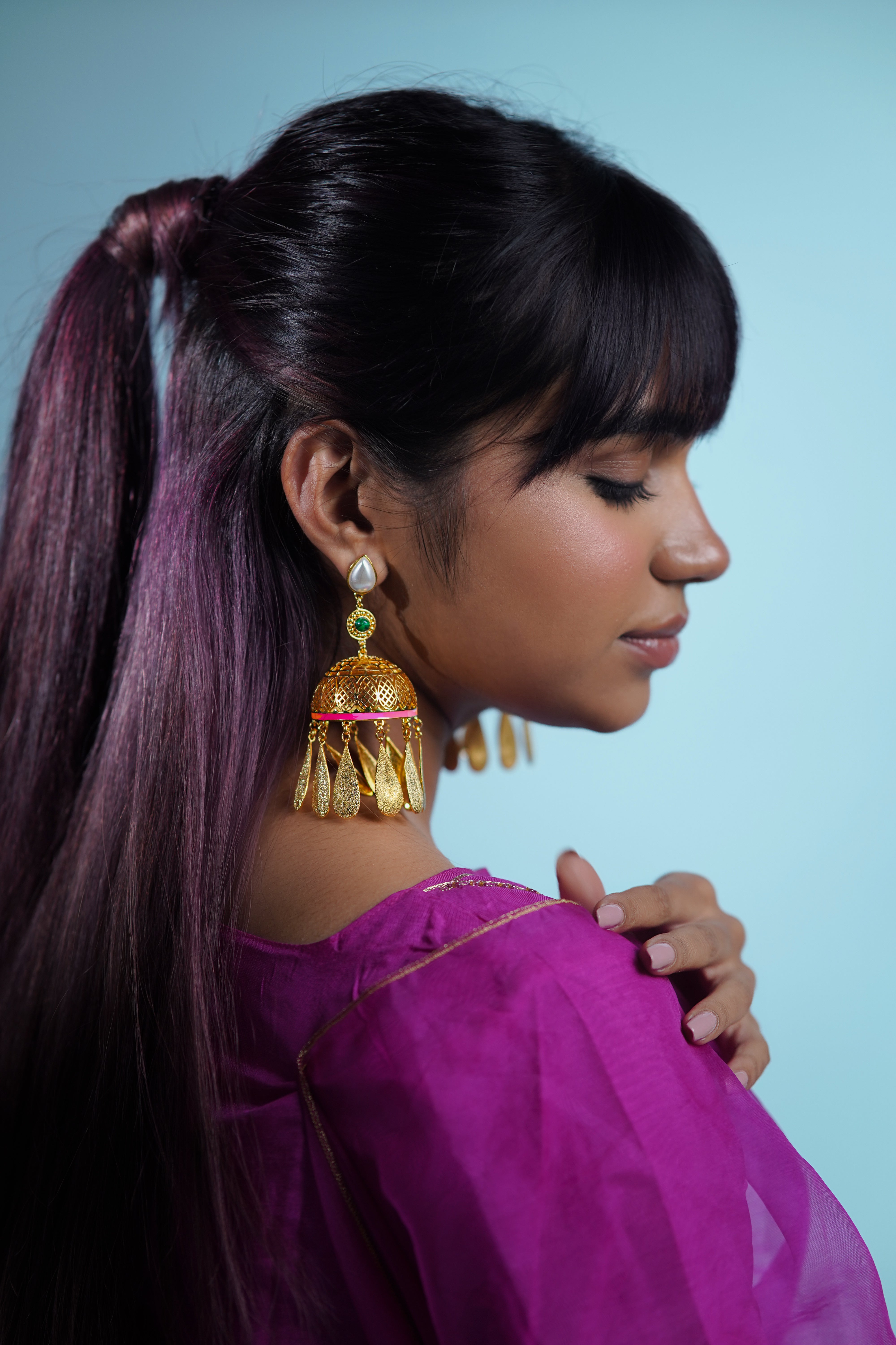 Alhambra jhumkas
