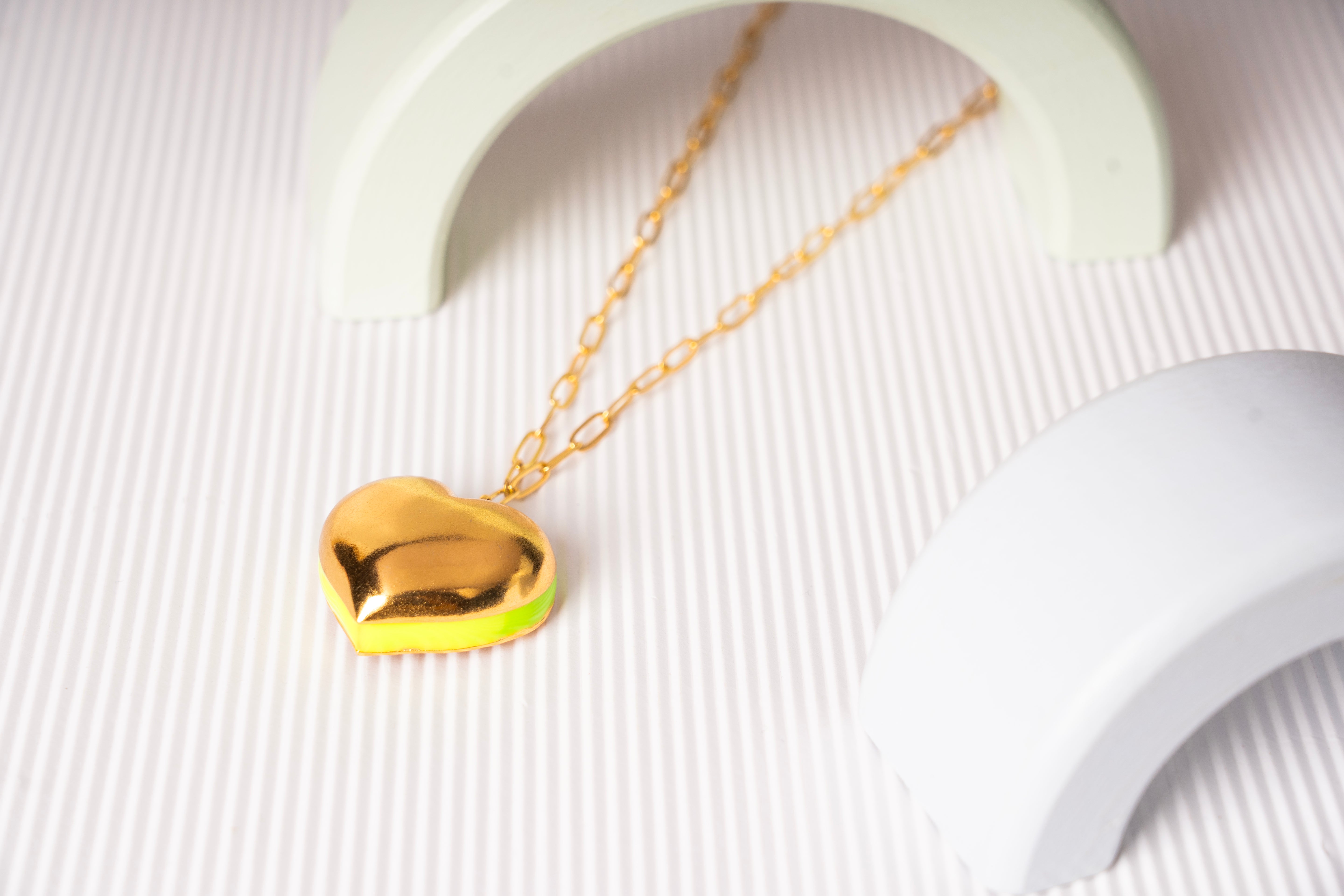 Big happy heart pendant