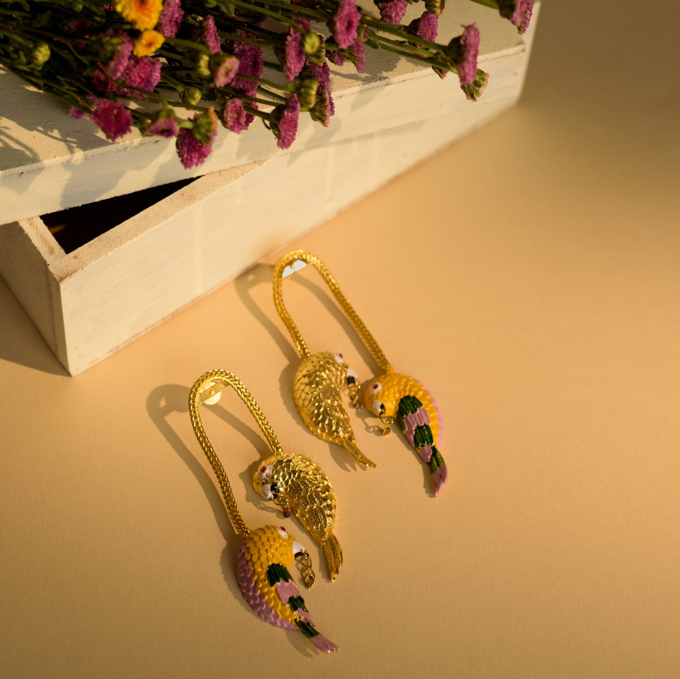 Opposites attract earrings