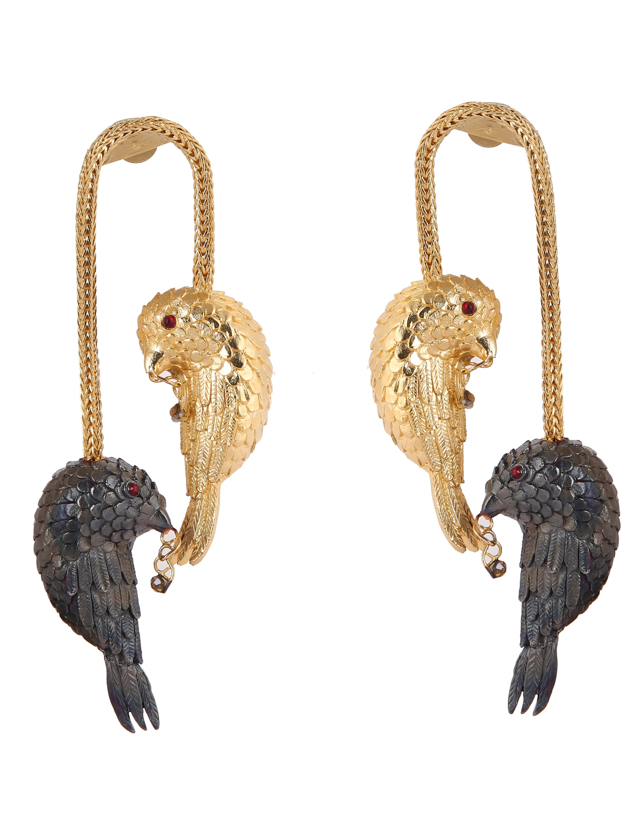 Opposites attract earrings