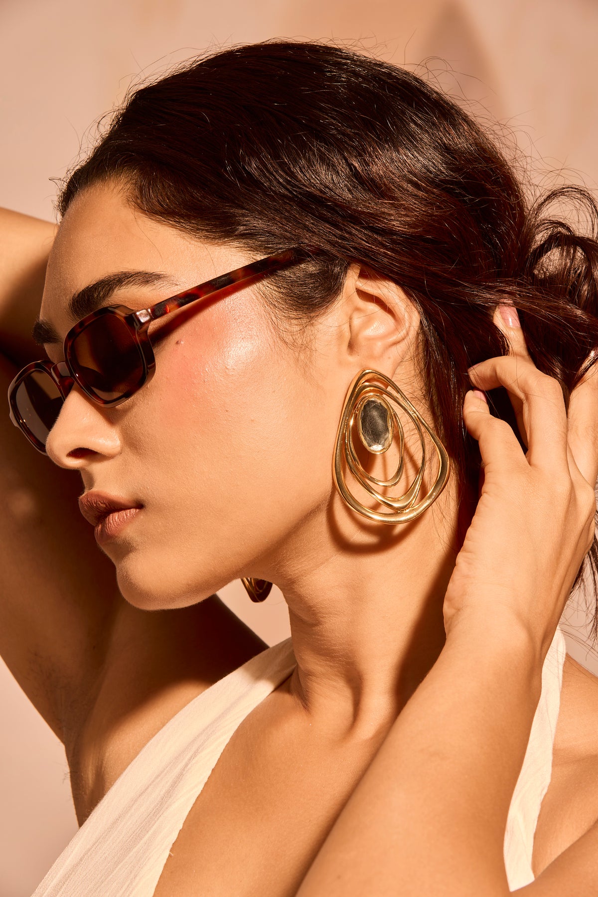 Wave Statement Earring