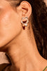 Fluid mini earrings (silver)