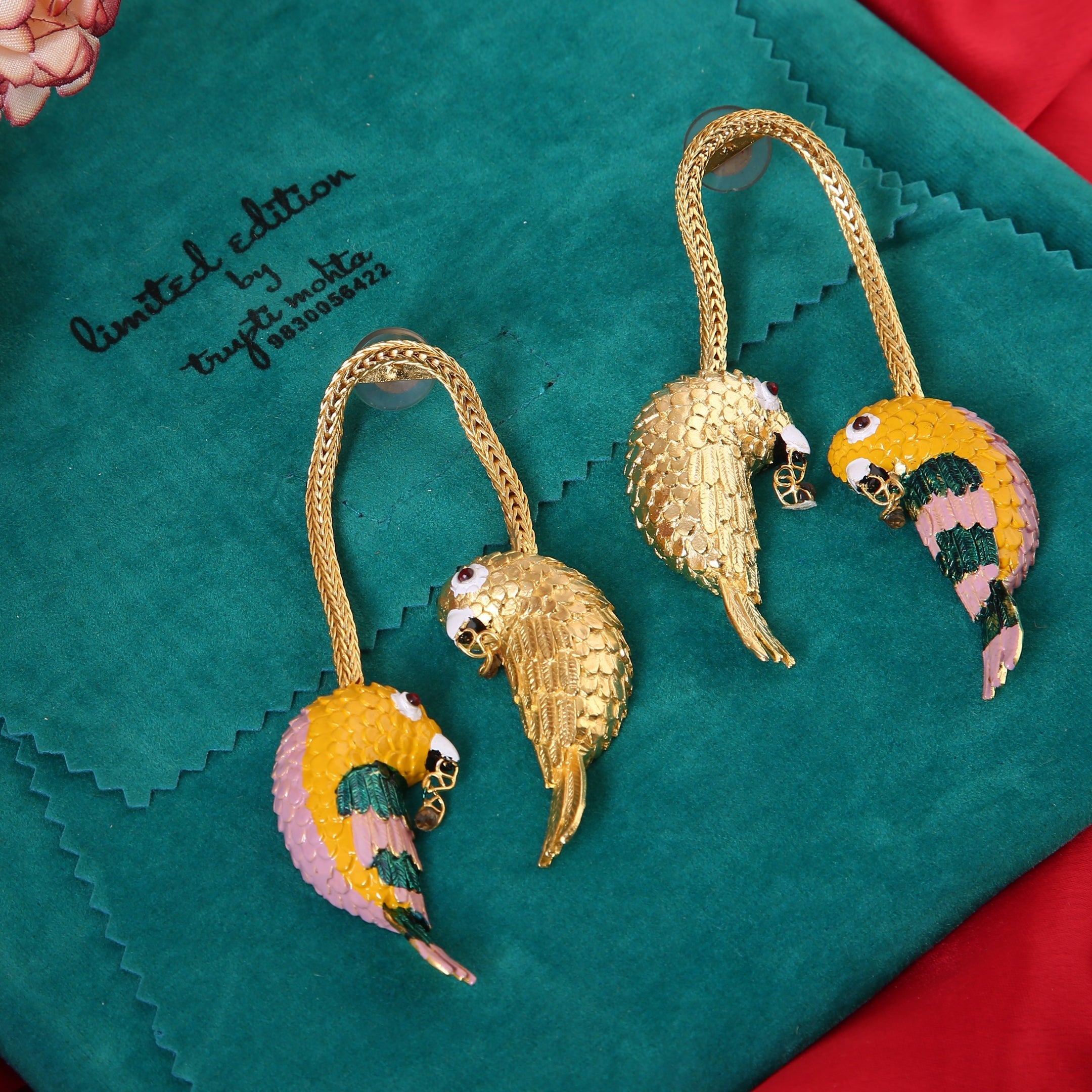 Opposites attract earrings