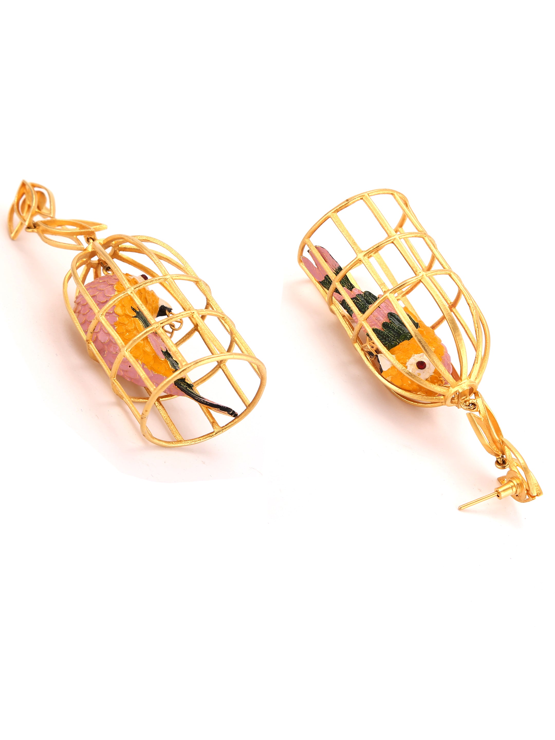 Caged fantasies earrings