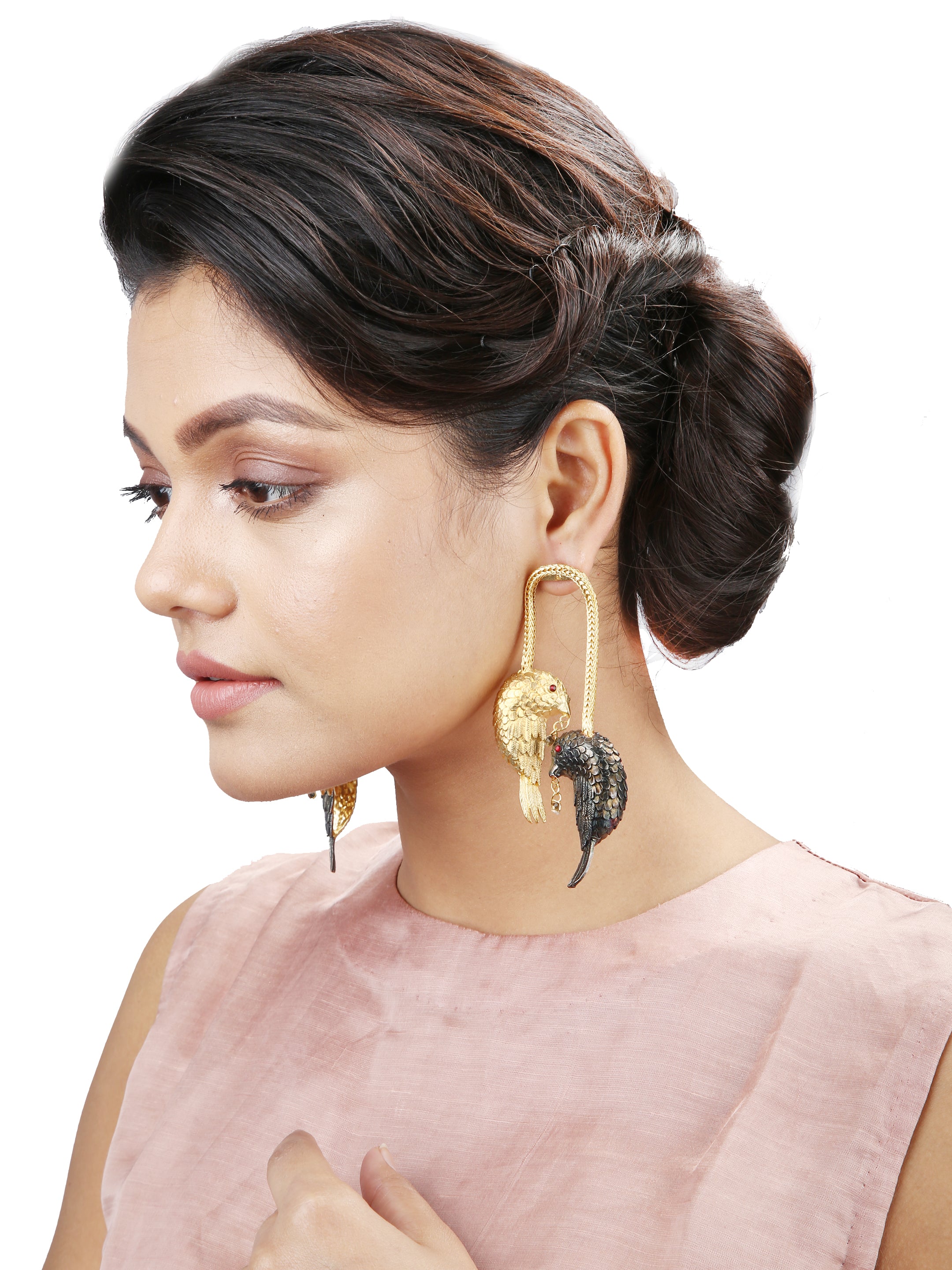 Opposites attract earrings