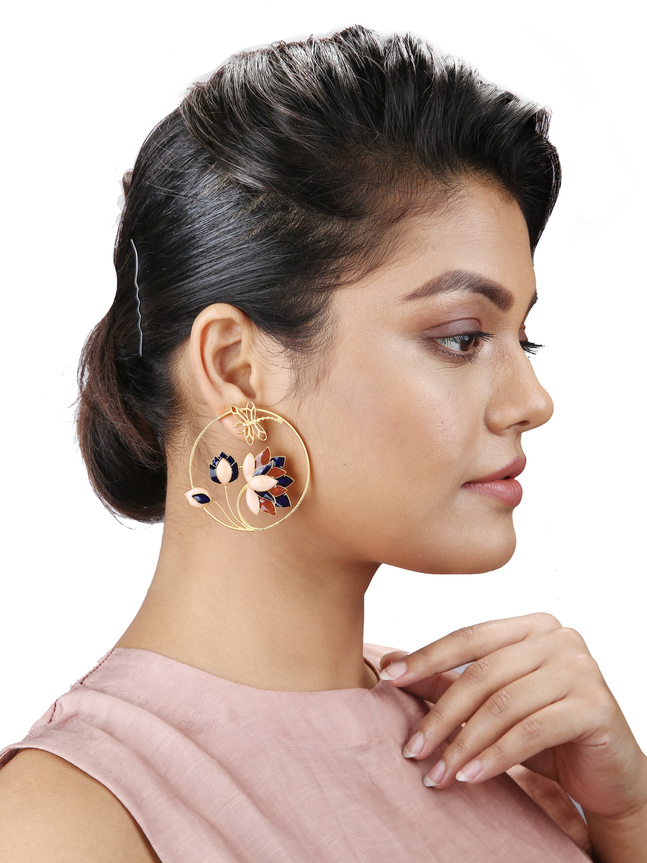 Artisinal rustic earrings