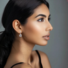 Dazzling Drop 92 5 Silver Earrings