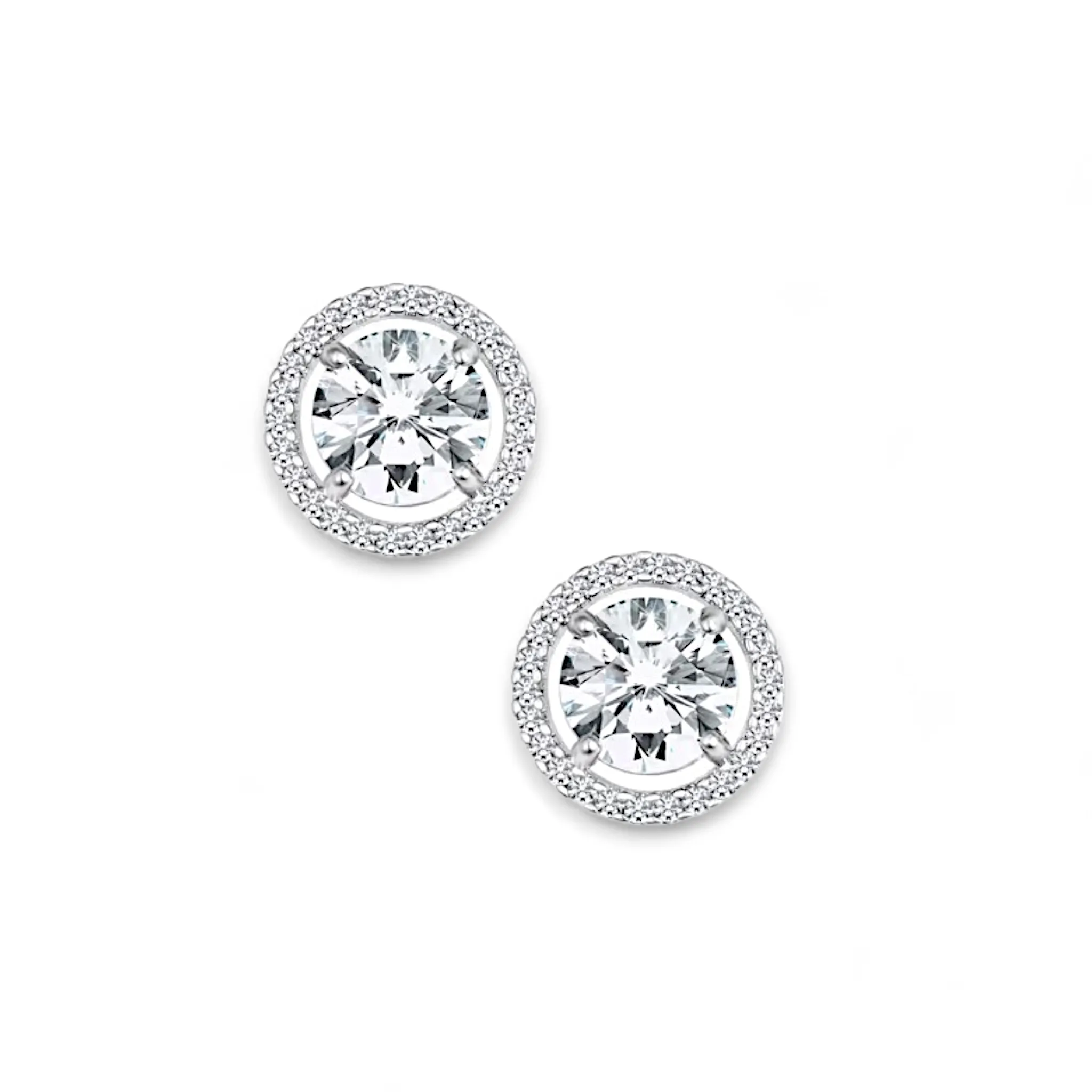 Round 92 5 Silver Studs