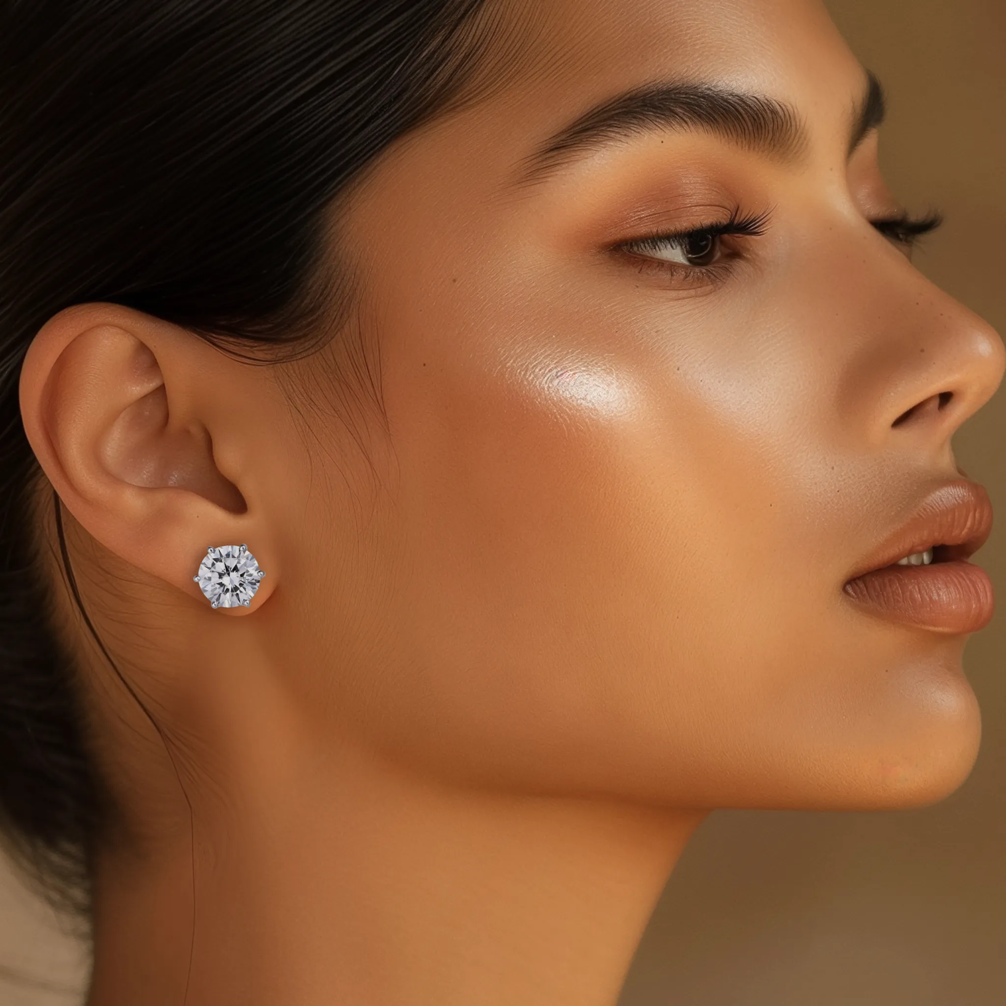 Radiance Silver Studs