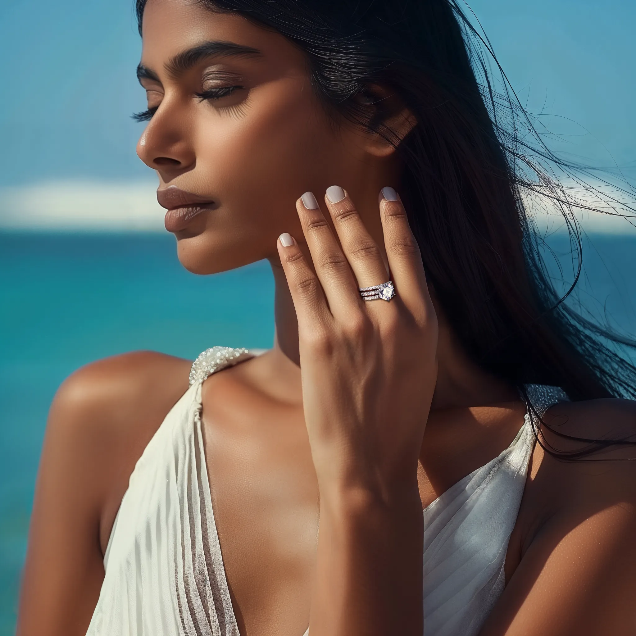 Radiant Rhapsody Silver Ring