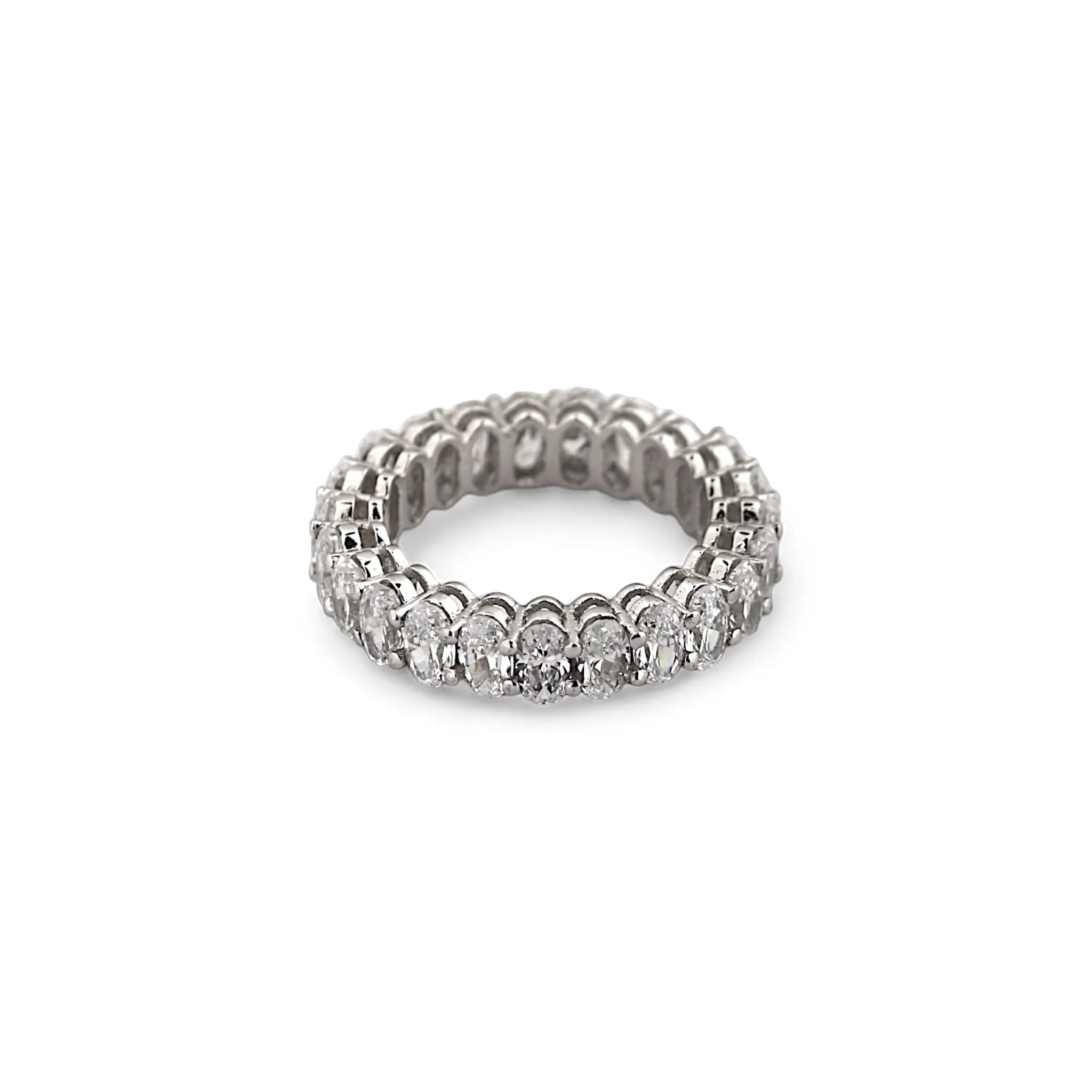 Eternal Embrace Silver Eternity Band