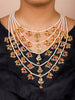 Gold Finish Kundan Polki & Semi Precious Beads 1