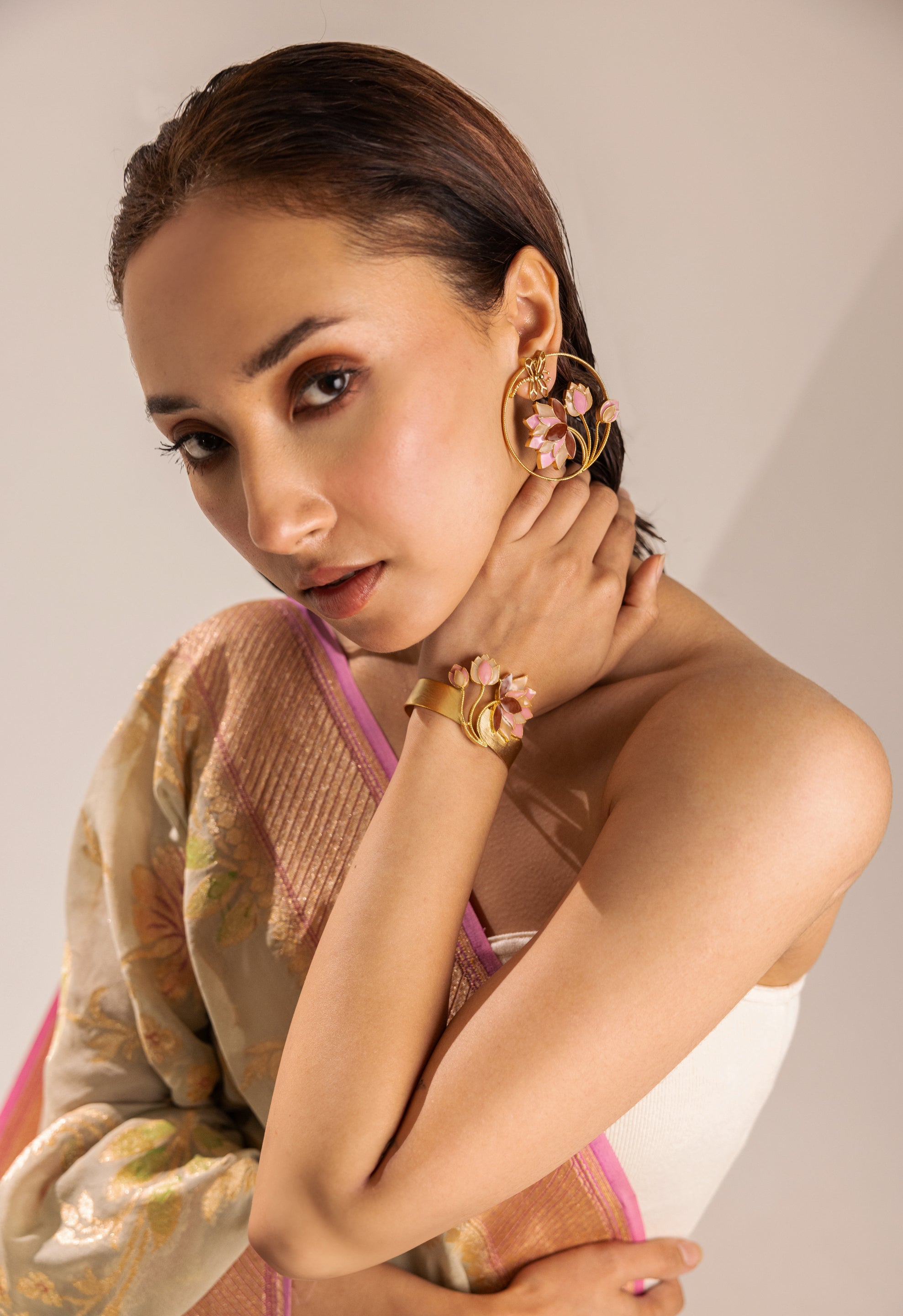 Ethereal blume earrings
