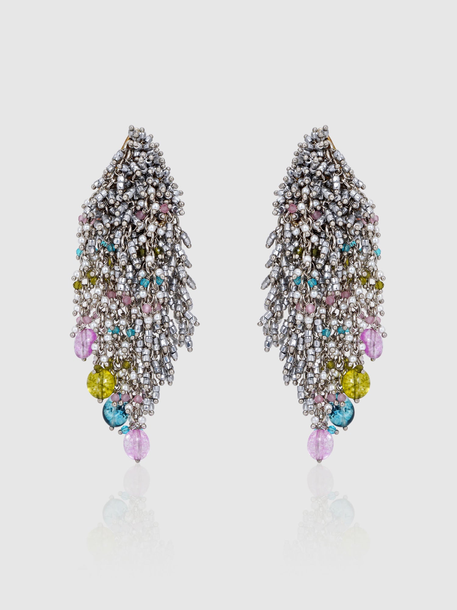 Nebula glitter earrings