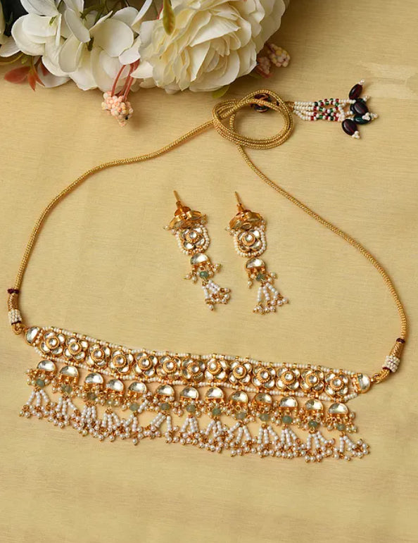 Kundan Sea Green Jadau sets