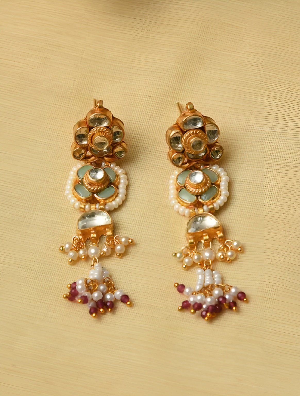 Kundan Mint Jadau sets