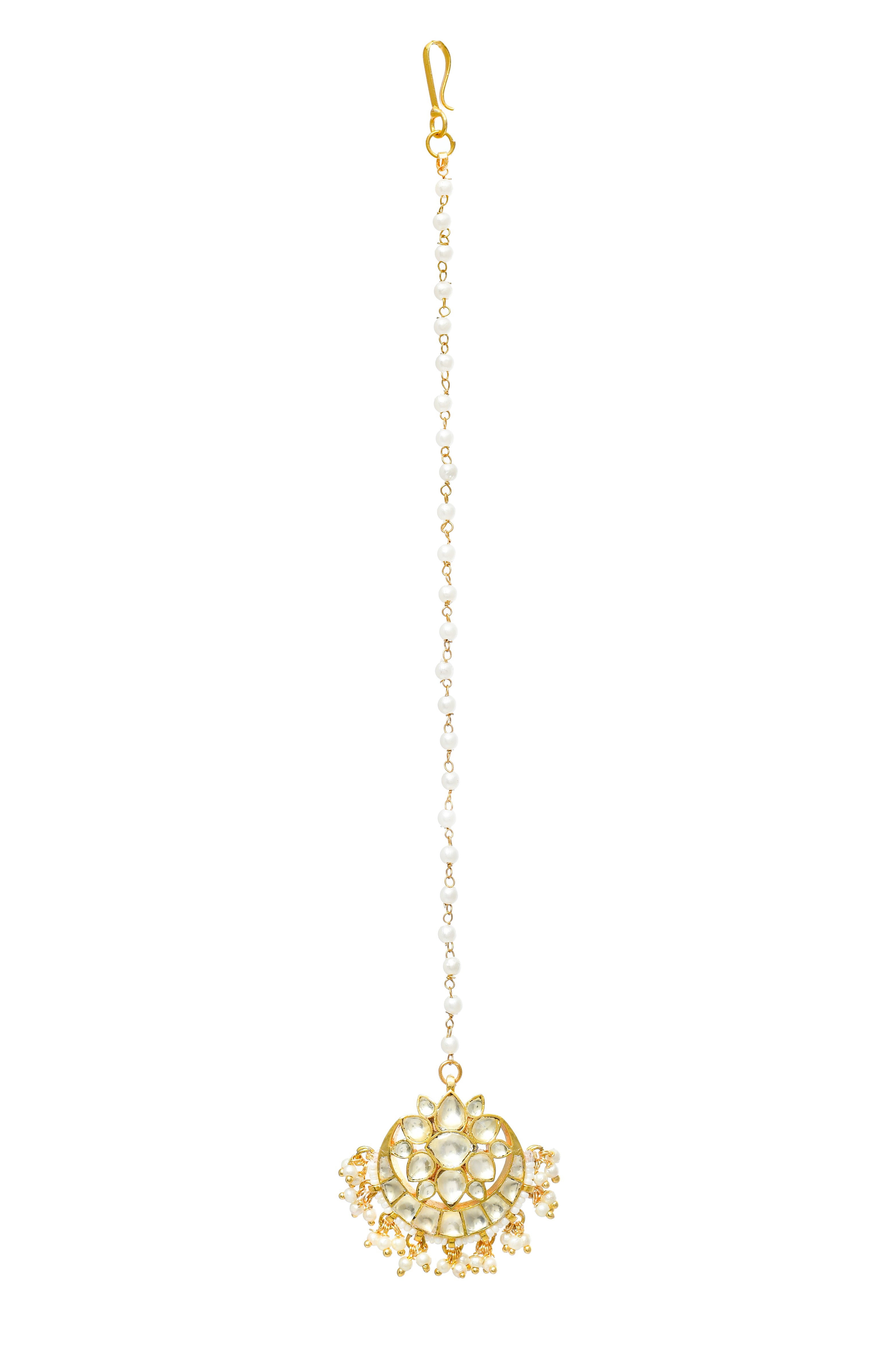 Kundan Gold Finish Jadau Tika