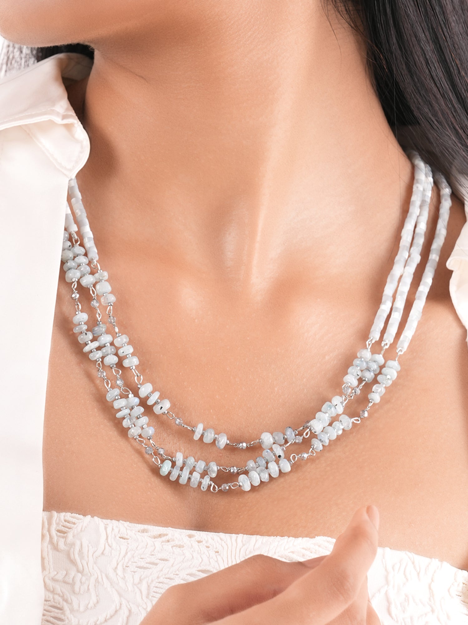 Vai aqua necklace