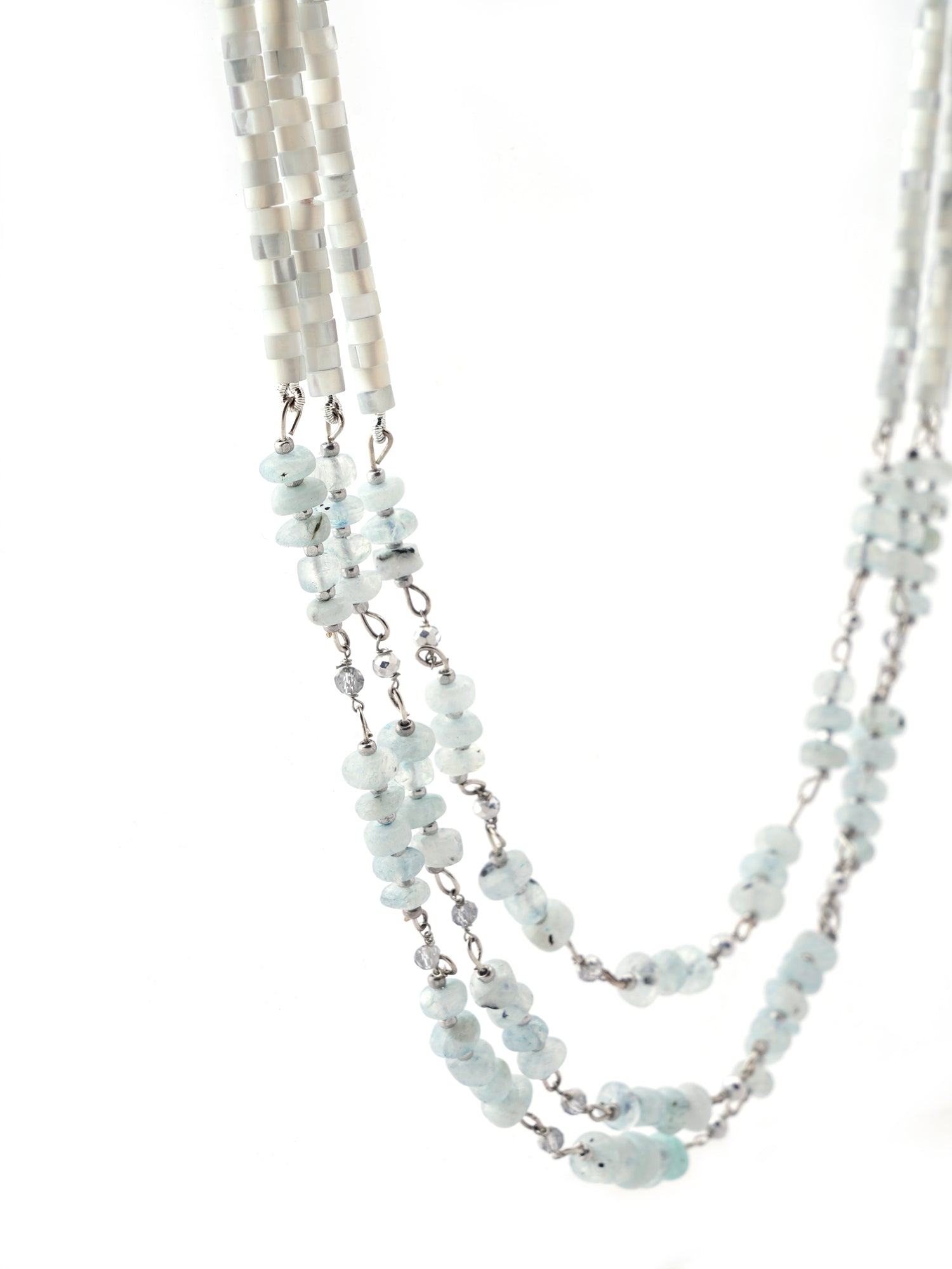 Vai aqua necklace