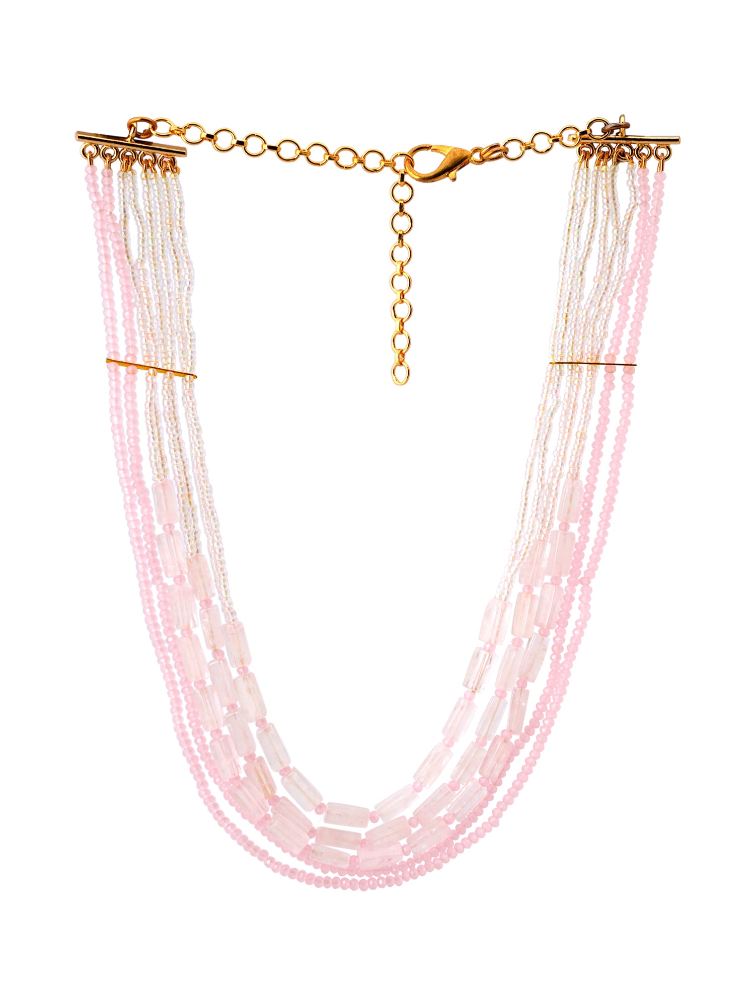 Roze pink necklace