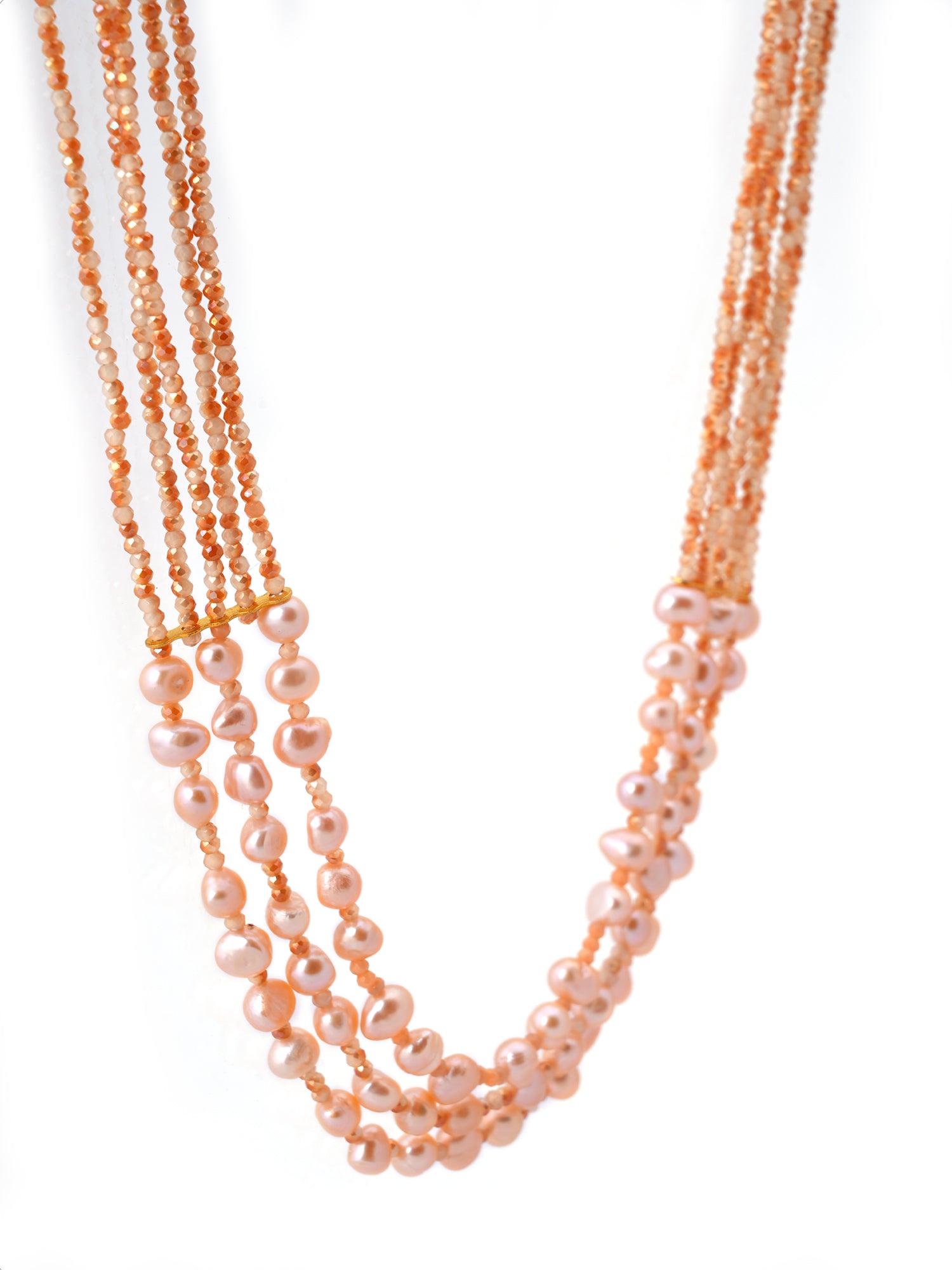Perzik peach necklace