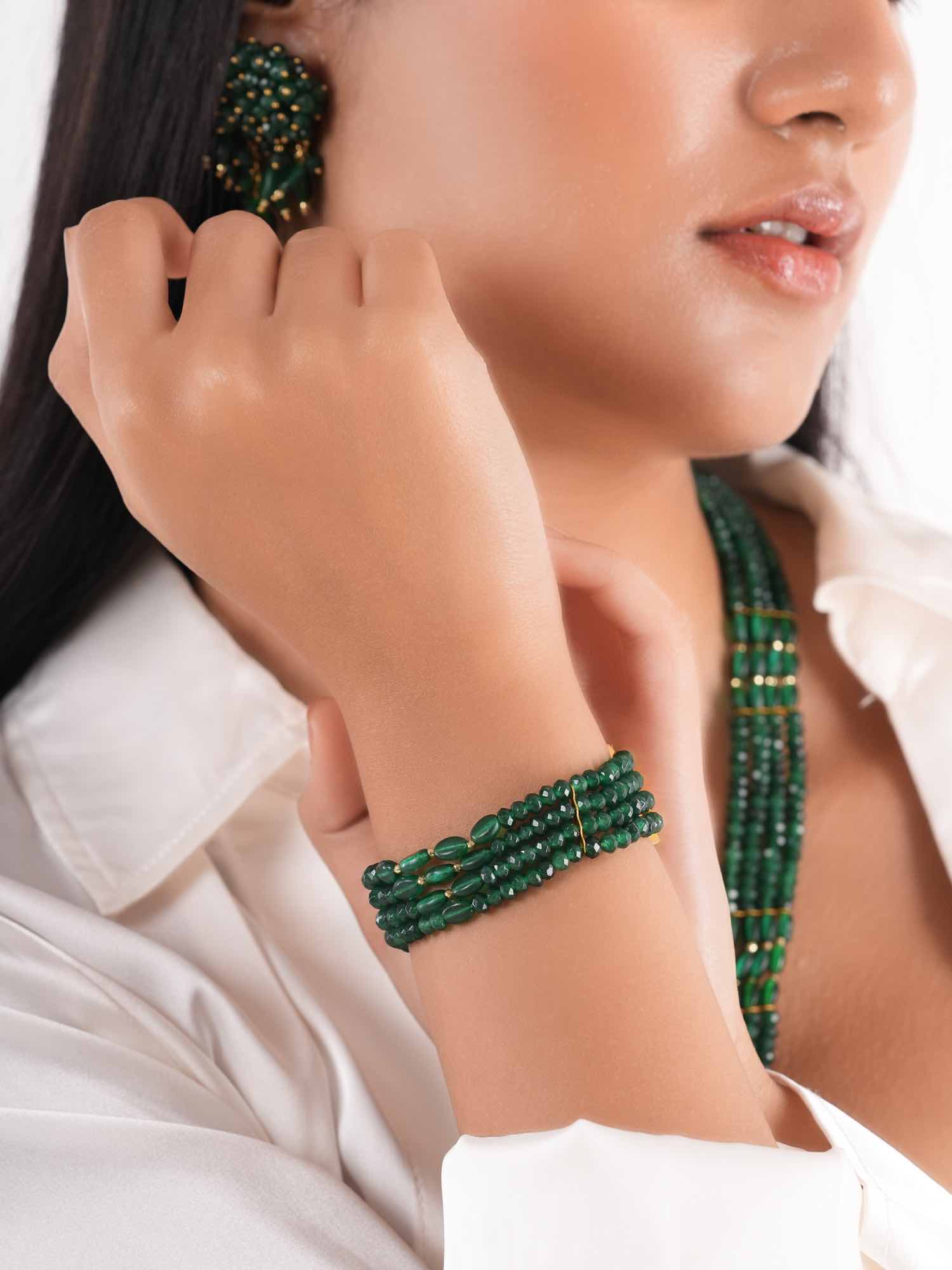 Euphemia green bracelet