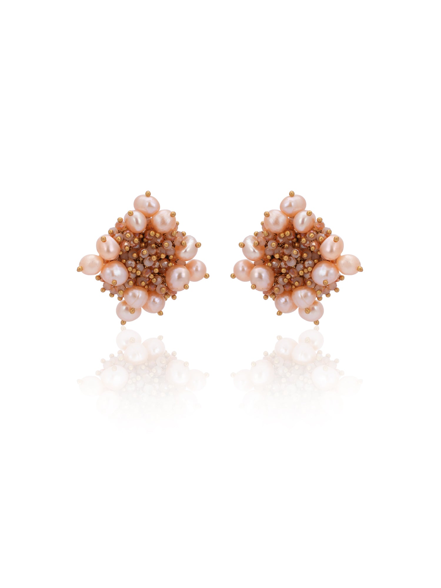 Perzik peach studs