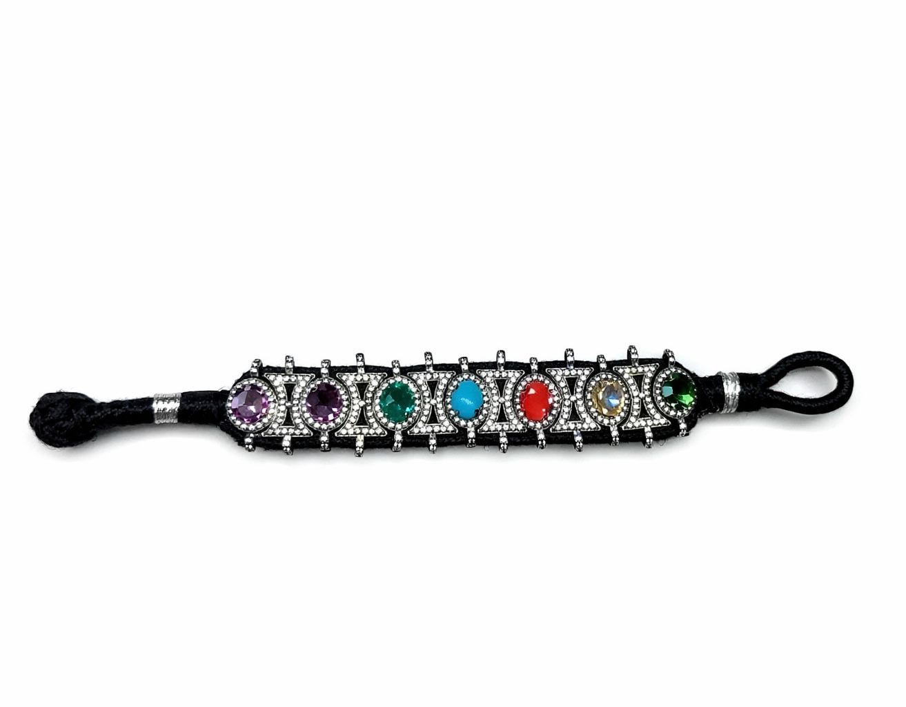 Multicolour Stone Adjustable Bracelet 1