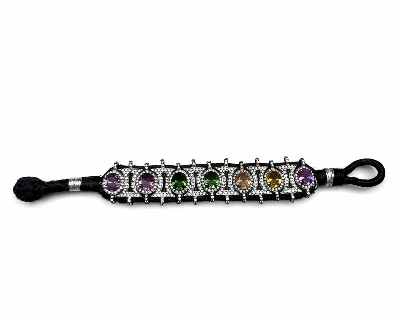 Multicolour Stone Adjustable Bracelet 2