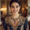 Royal Multicolor Kundan Necklace