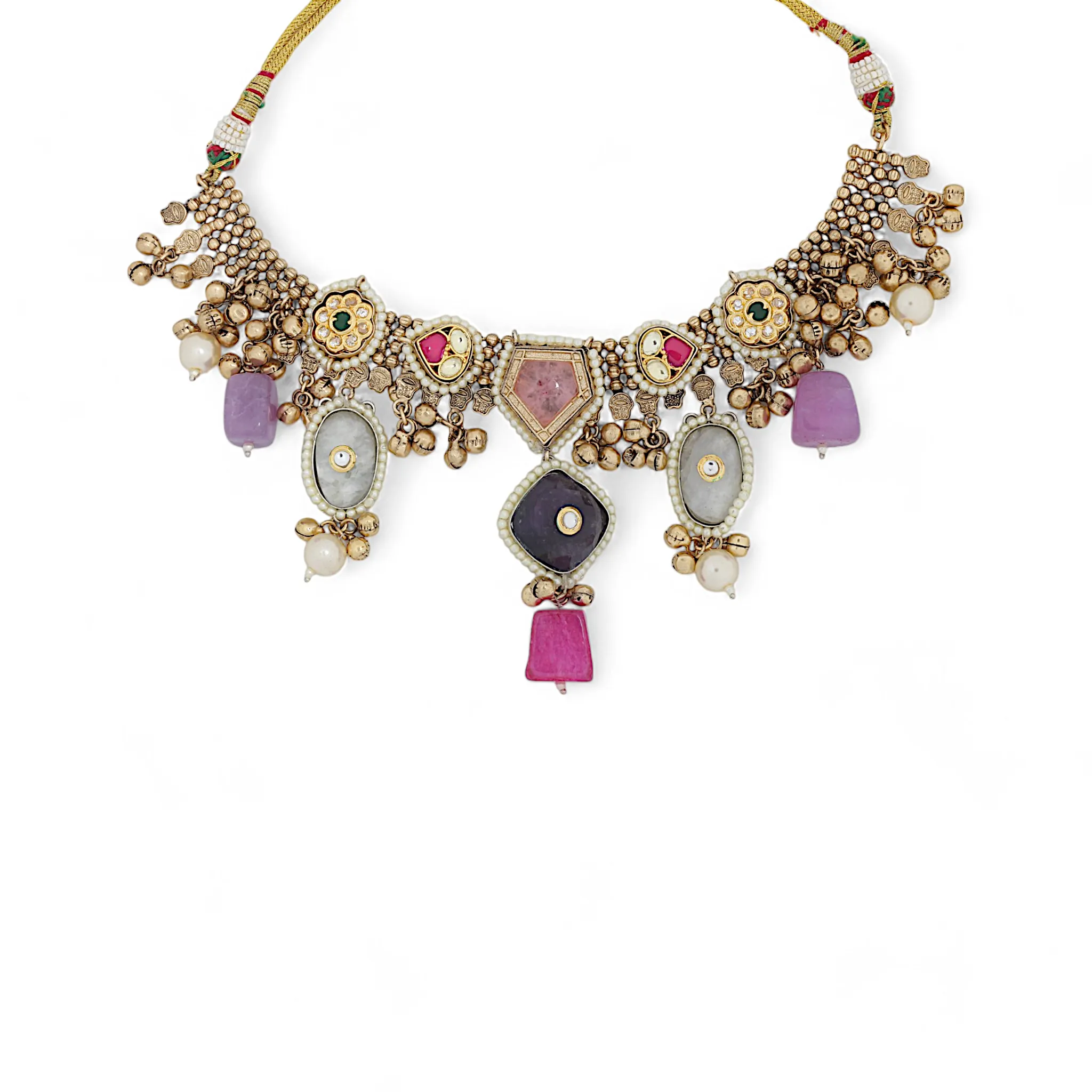 Royal Multicolor Kundan Necklace