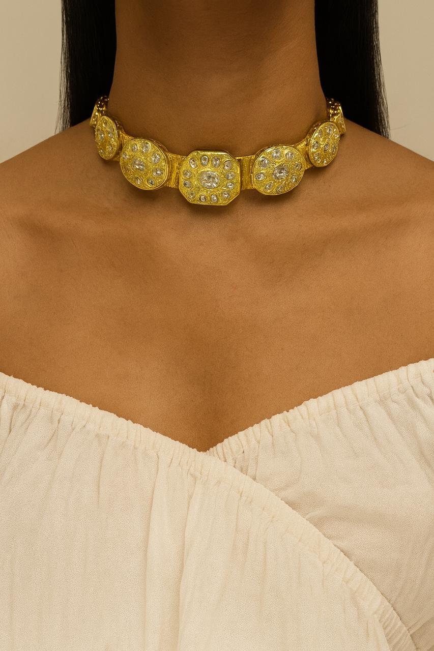 Royal Polki Bridal Choker Necklace